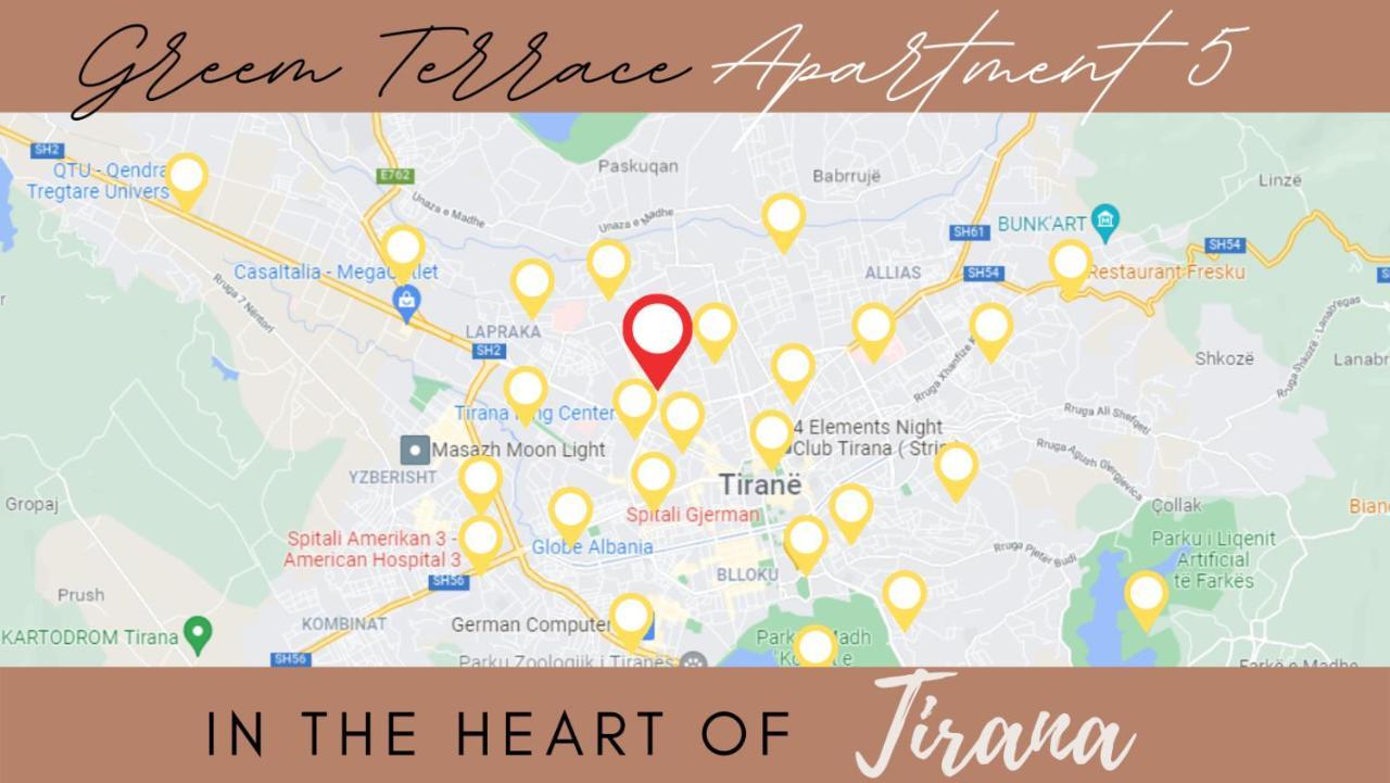 Green Terrace Apartment 5 Tiranë Ngoại thất bức ảnh